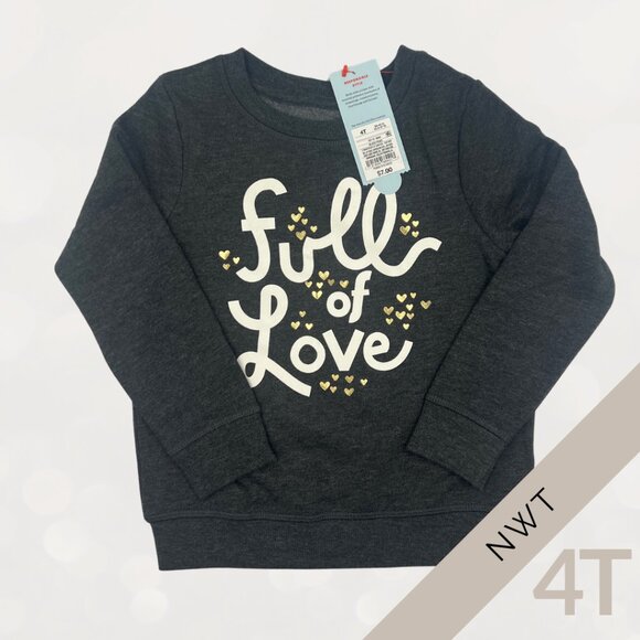 NWT Cat & Jack/ Old Navy Outfit Bundle | Girls’ 4T Sweatshirt & Jeggings - Picture 2 of 9